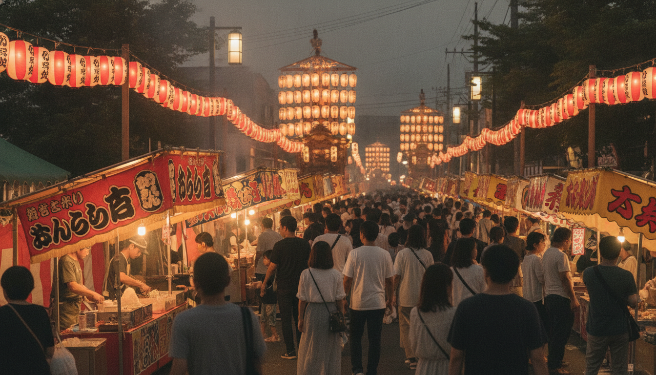 久喜提灯祭り2026の屋台は7月18日が最も充実