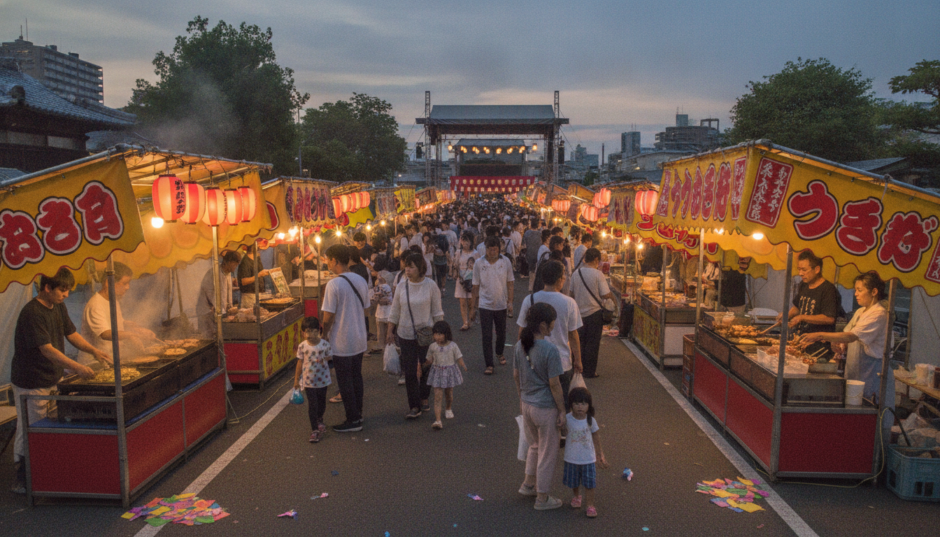 四街道ふるさとまつり2026の屋台は夕方前から始まる見込み
