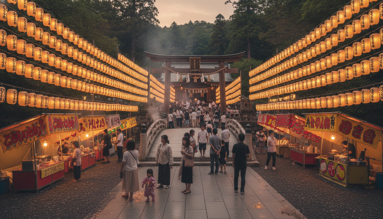 万灯祭で屋台が楽しめる理由とその魅力