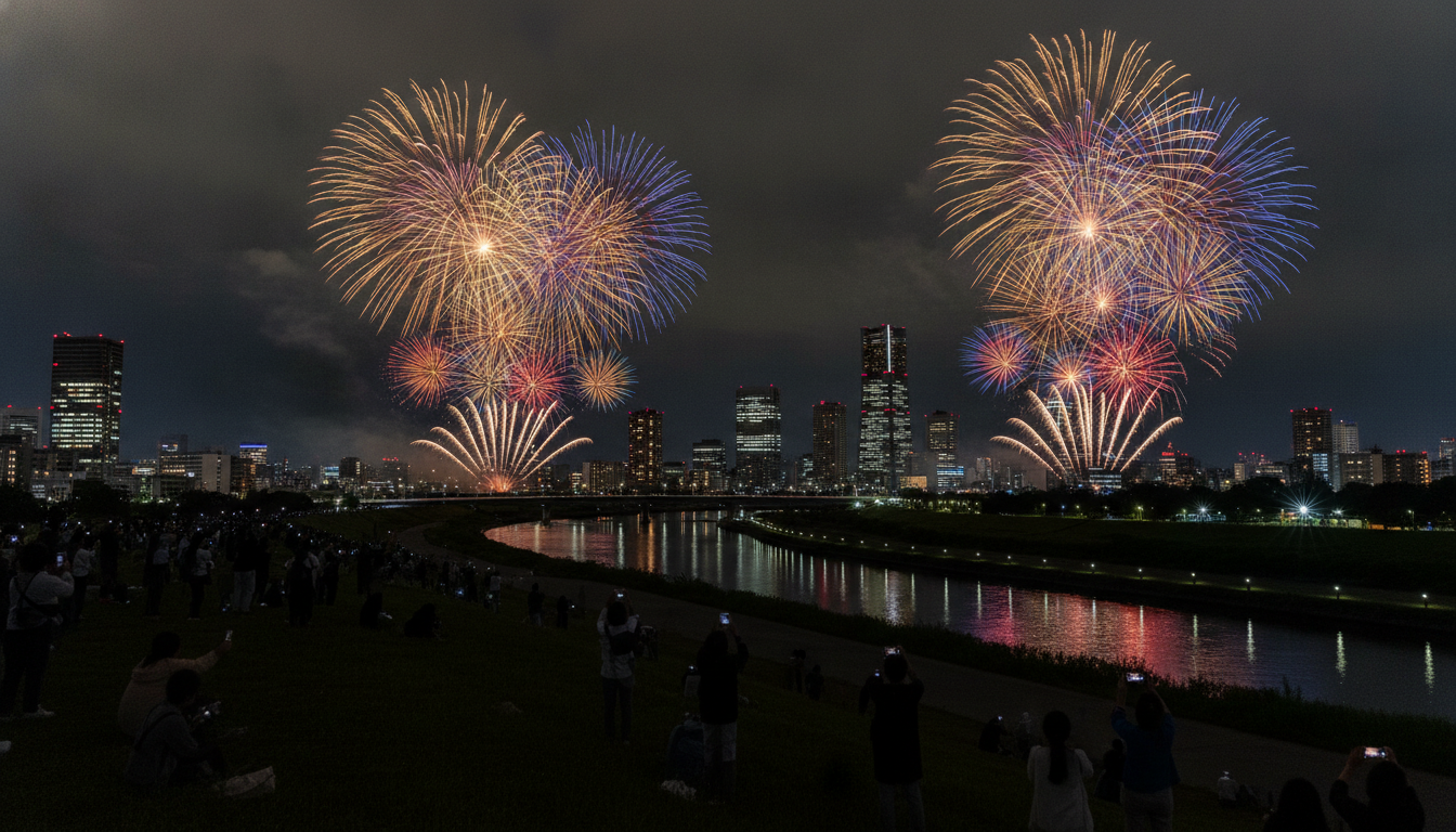 大阪芸術花火2026は「全席有料」のため公式の無料観覧エリアは存在しない