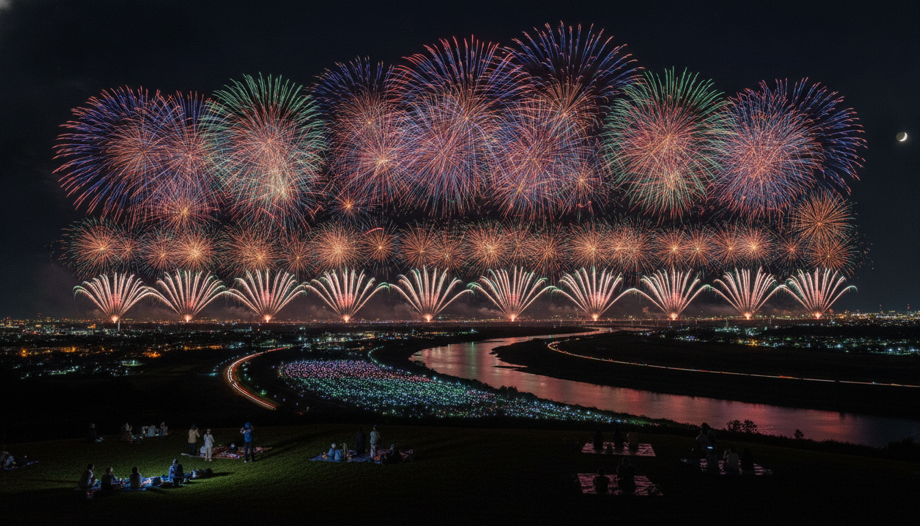 長岡花火2026は会場内の無料席がなく全席有料制です