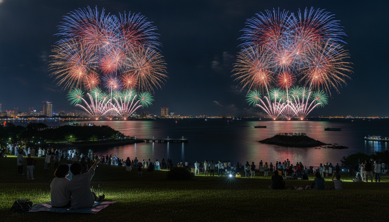 幕張ビーチ花火フェスタ2026は会場外に無料観覧スポットがある