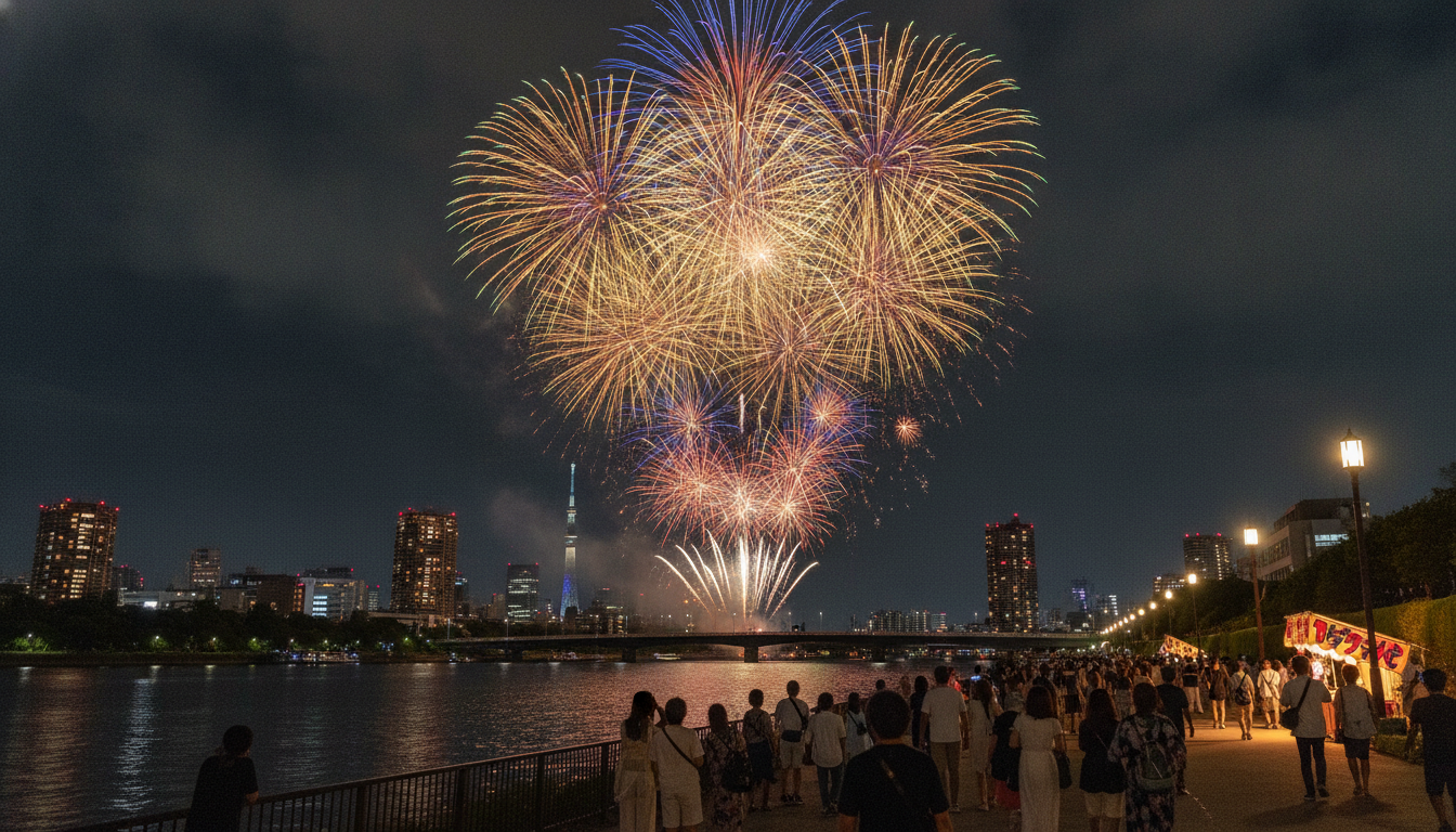 なぜ隅田川花火大会は「歩きながら」なのか？