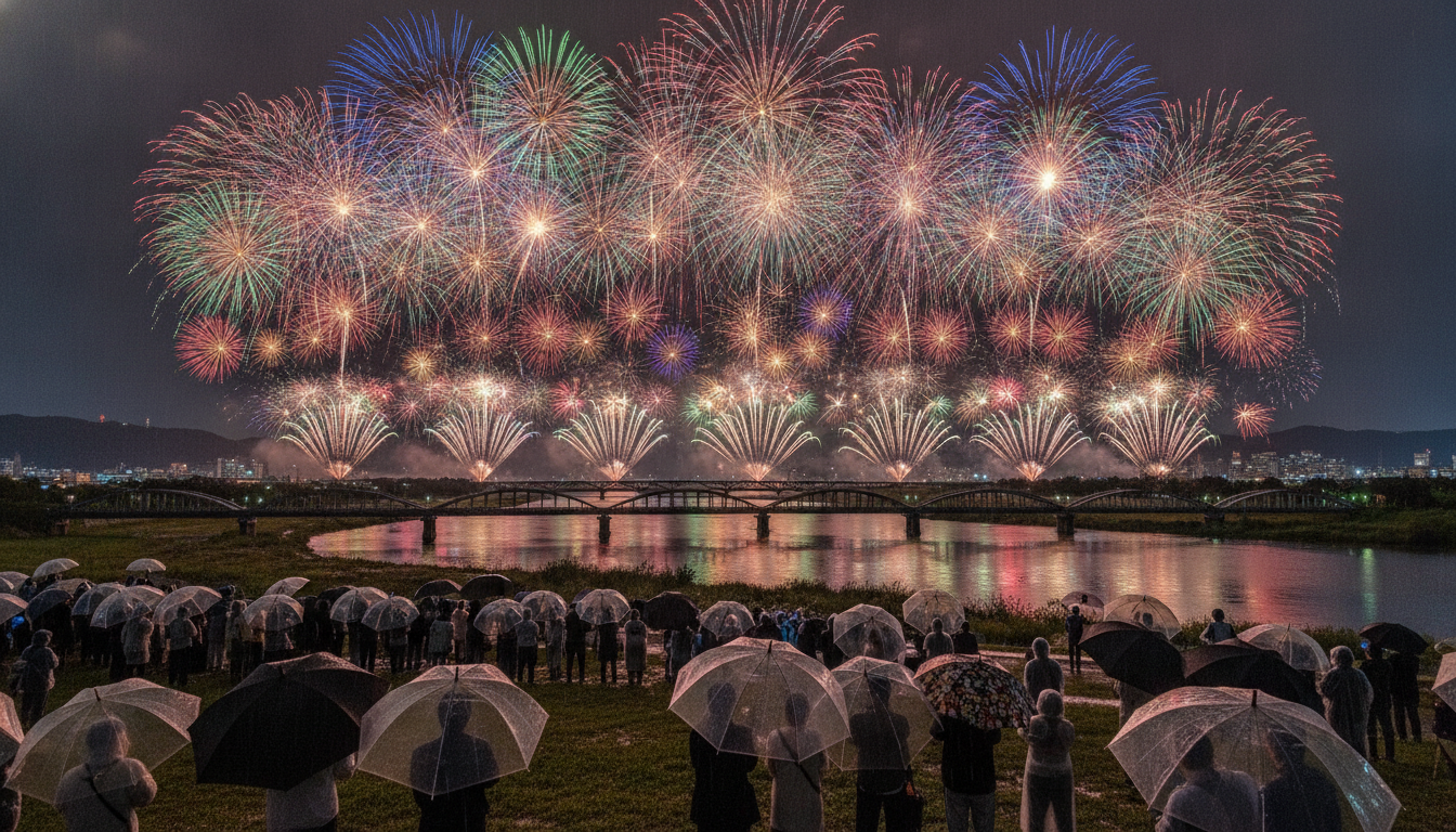 長岡花火大会2026は雨でも基本的に開催される