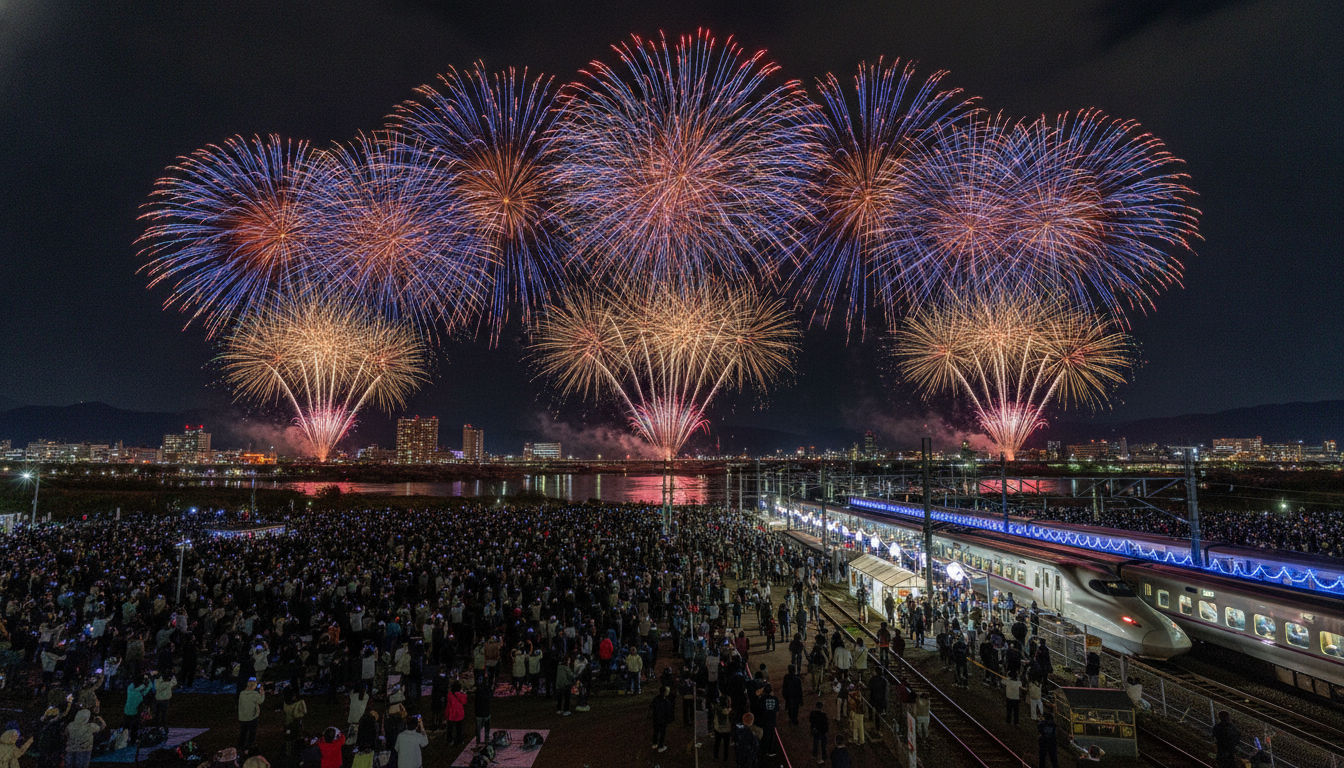 長岡花火大会2026の臨時列車はJR東日本が大増発で対応