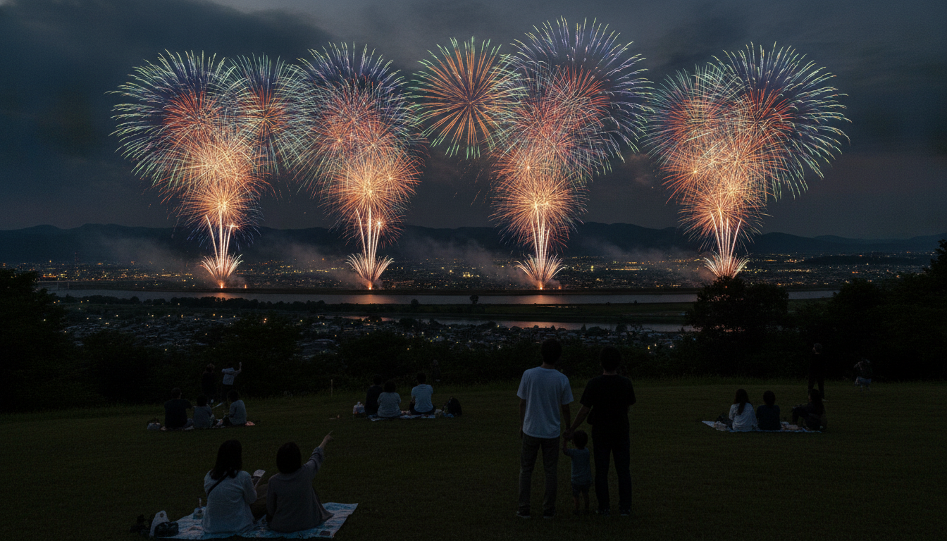 なぜ遠くからでも長岡花火が見えるのか？その理由を解説