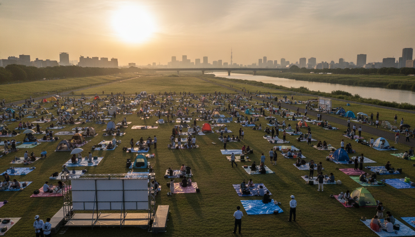 いたばし花火大会2026の場所取りは「当日朝から」が公式ルール