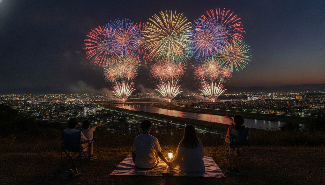 熊谷花火大会2026の穴場は「少し離れた視界の良い場所」がベスト