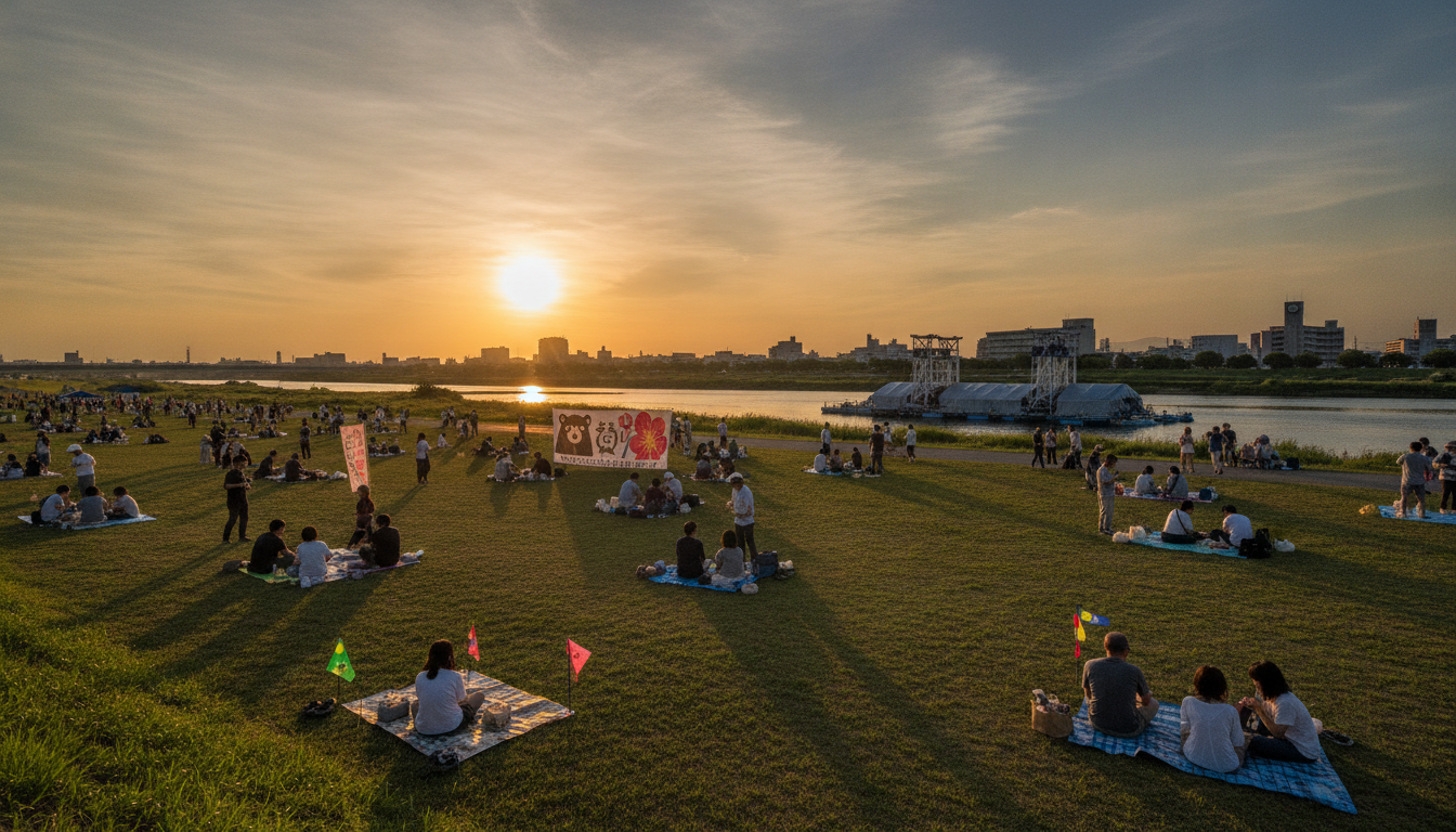 熊谷花火大会2026の場所取りは14〜16時到着がベスト