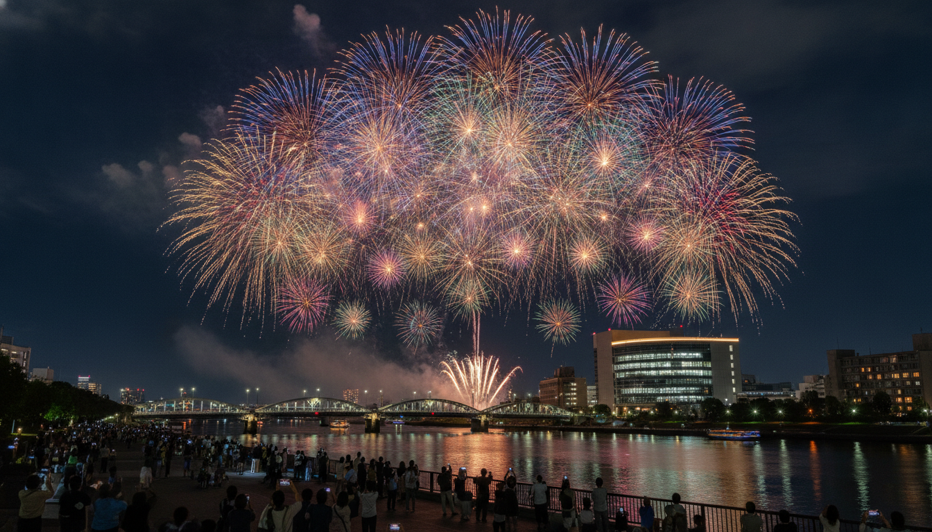 天神祭花火2026の穴場は都島橋・OAP前・川崎橋などがおすすめ