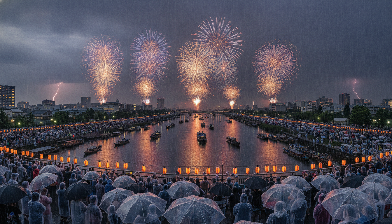 なぜ天神祭の花火は雨でも開催されるのか