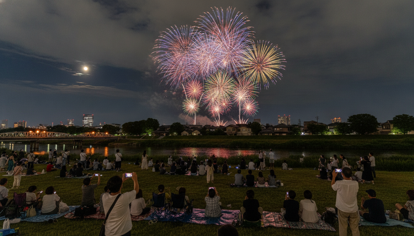 なぜチケットなしでも調布花火大会を見られるのか