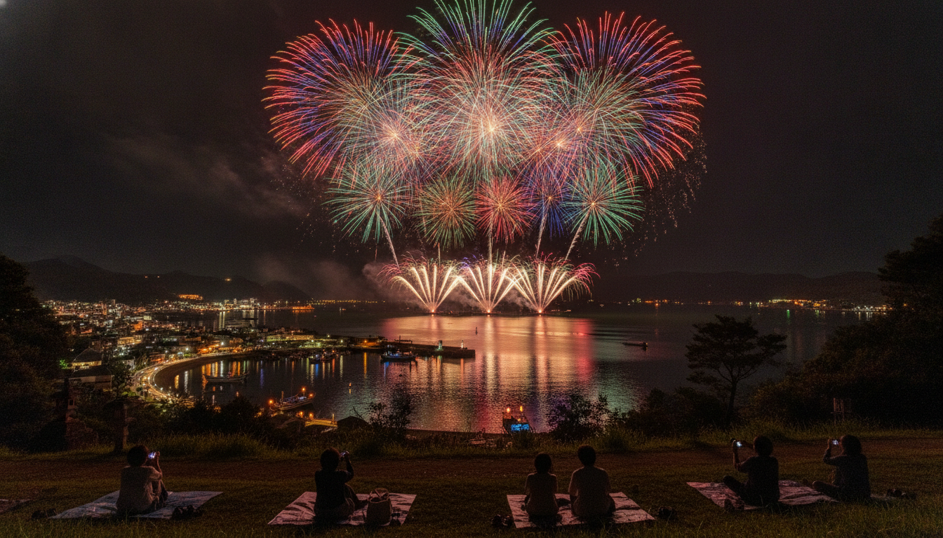 塩竈みなと祭2026花火大会は穴場スポットで快適に楽しめる