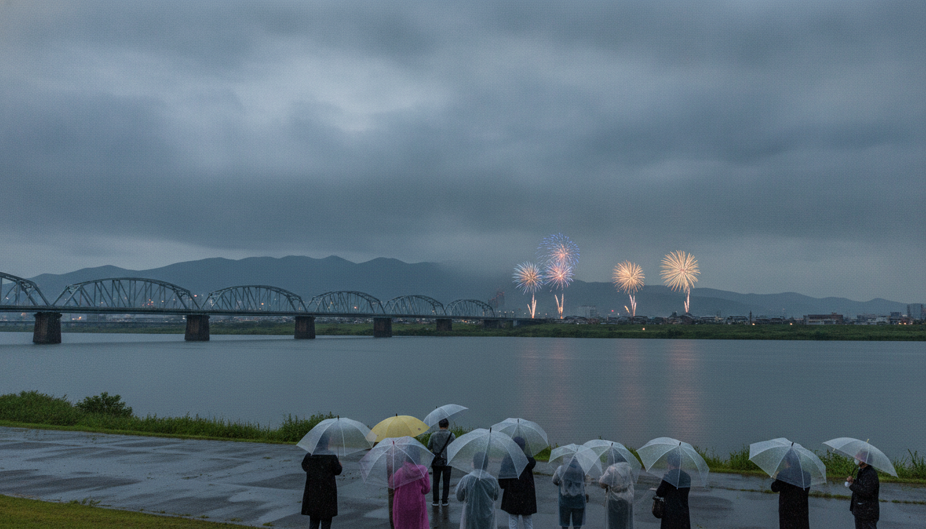桑名水郷花火大会2026は小雨決行・荒天中止が基本ルール