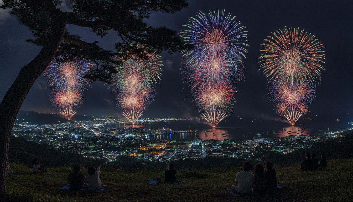 2026年おたる潮まつり花火の穴場は「手宮公園」や「天狗山」がおすすめ