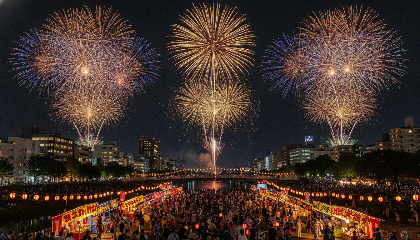 2026年の花火打ち上げは19:50頃スタート！約10〜20分間の夜空のショー