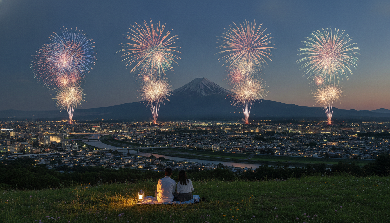 富士まつり2026花火大会は穴場スポットで快適に観覧できる