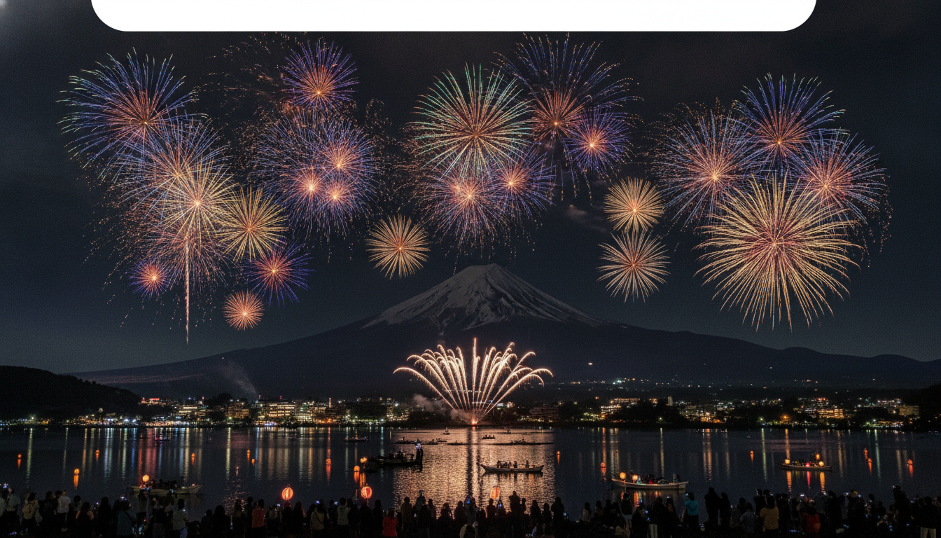 富士まつり2026花火大会は19時30分スタート