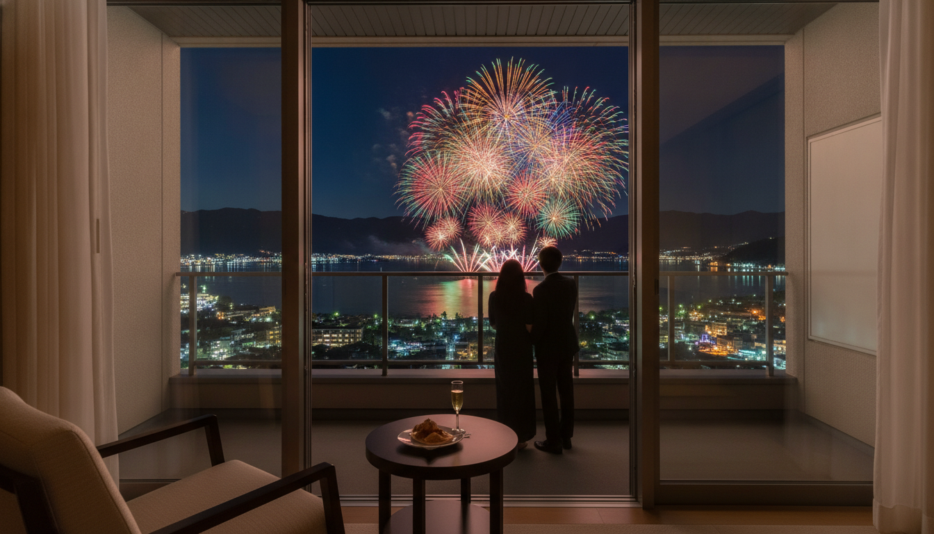 「湖側客室」と「花火が見える客室」は別物である3つの理由