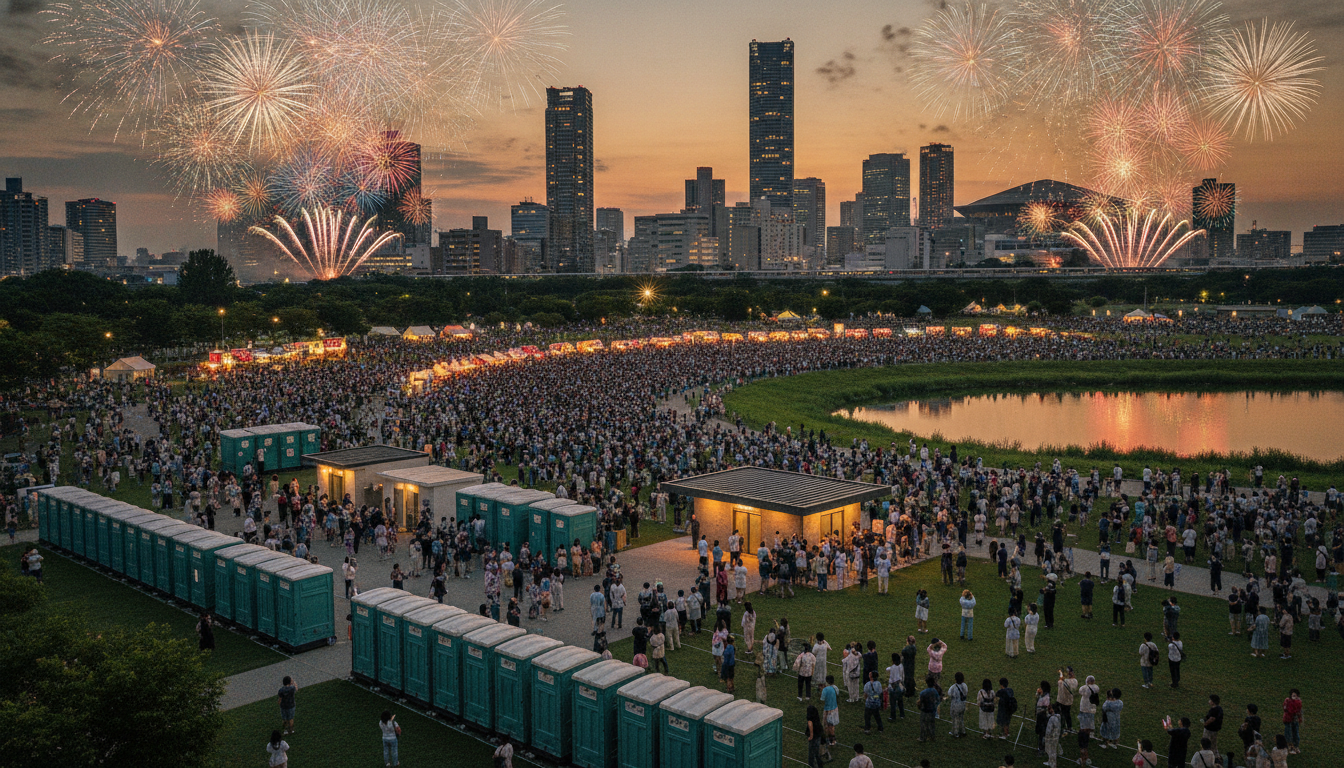 さいたま市花火大会2026のトイレは常設＋仮設で準備される