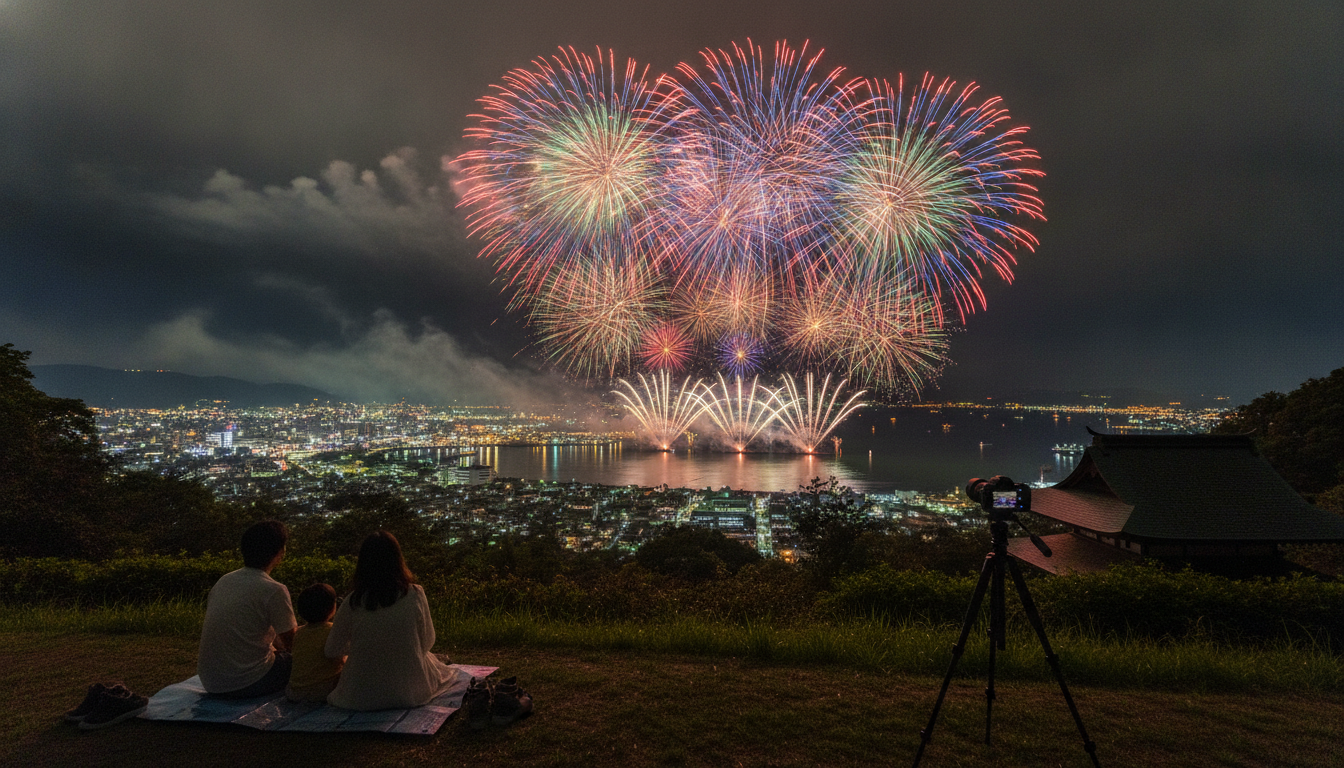 ながさきみなとまつり2026の花火は穴場スポットで見るのがおすすめ