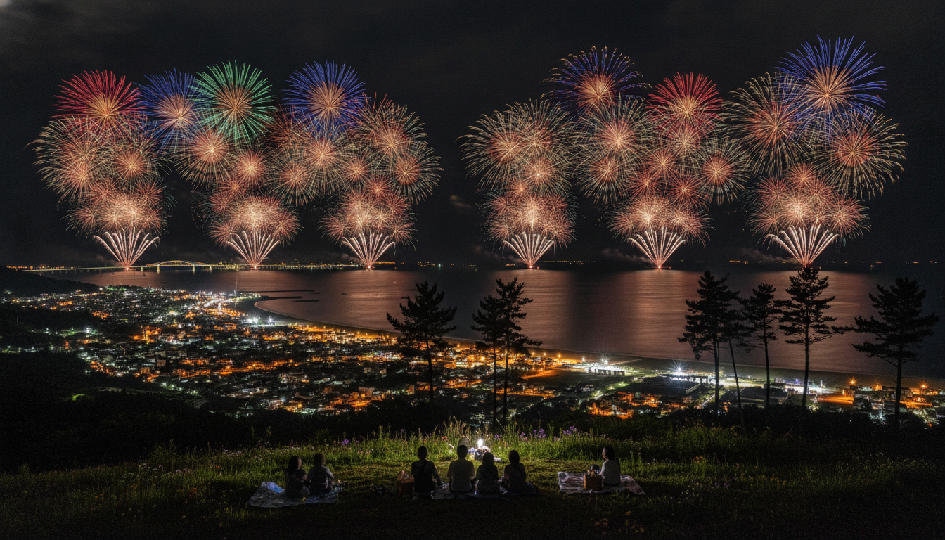 東北未来芸術花火2026は完全チケット制で公式の無料観覧エリアはなし