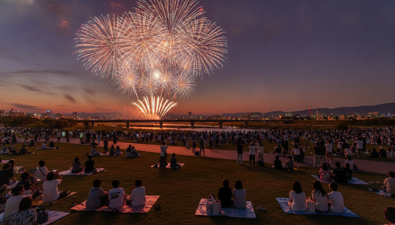 結論：八王子花火大会2026の場所取りは開場15〜30分前が目安