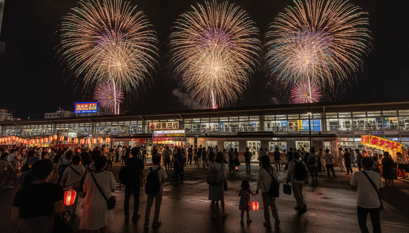 八王子花火大会2026の駅混雑は「行き」より「帰り」がピーク