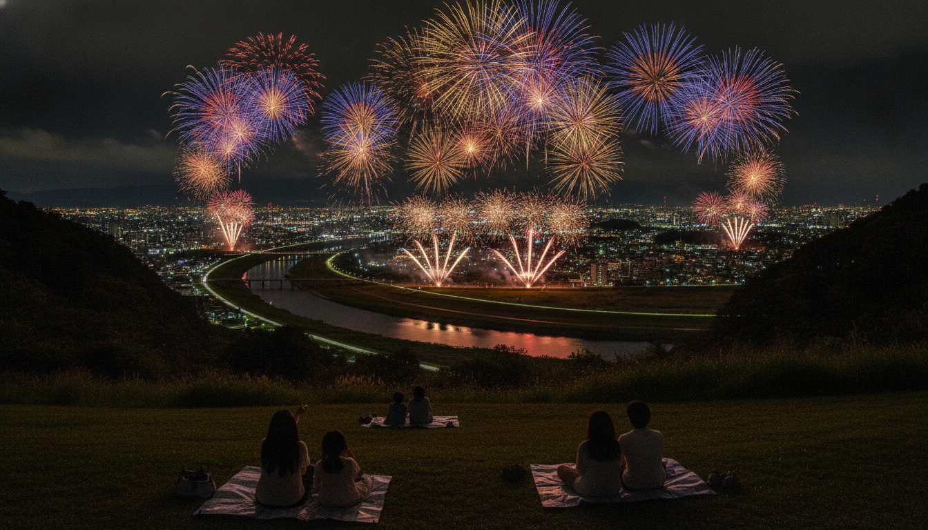八王子花火大会2026の穴場は高台や河川敷がおすすめ