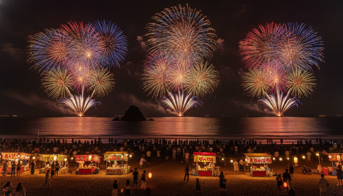 サザンビーチちがさき花火大会2026の屋台は出店予定だが詳細は未発表