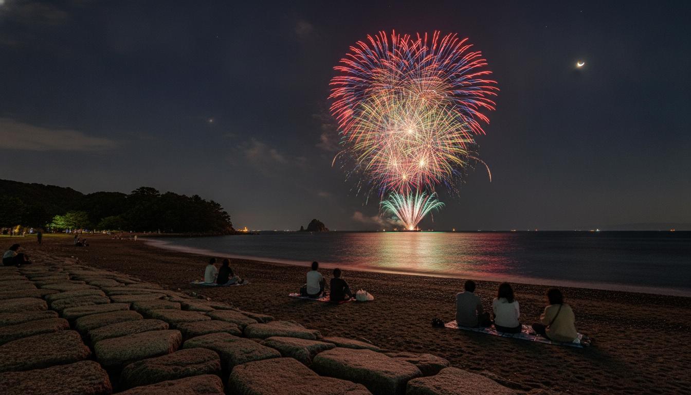 サザンビーチちがさき花火大会2026の穴場はヘッドランドTバーや茅ヶ崎公園周辺がおすすめ
