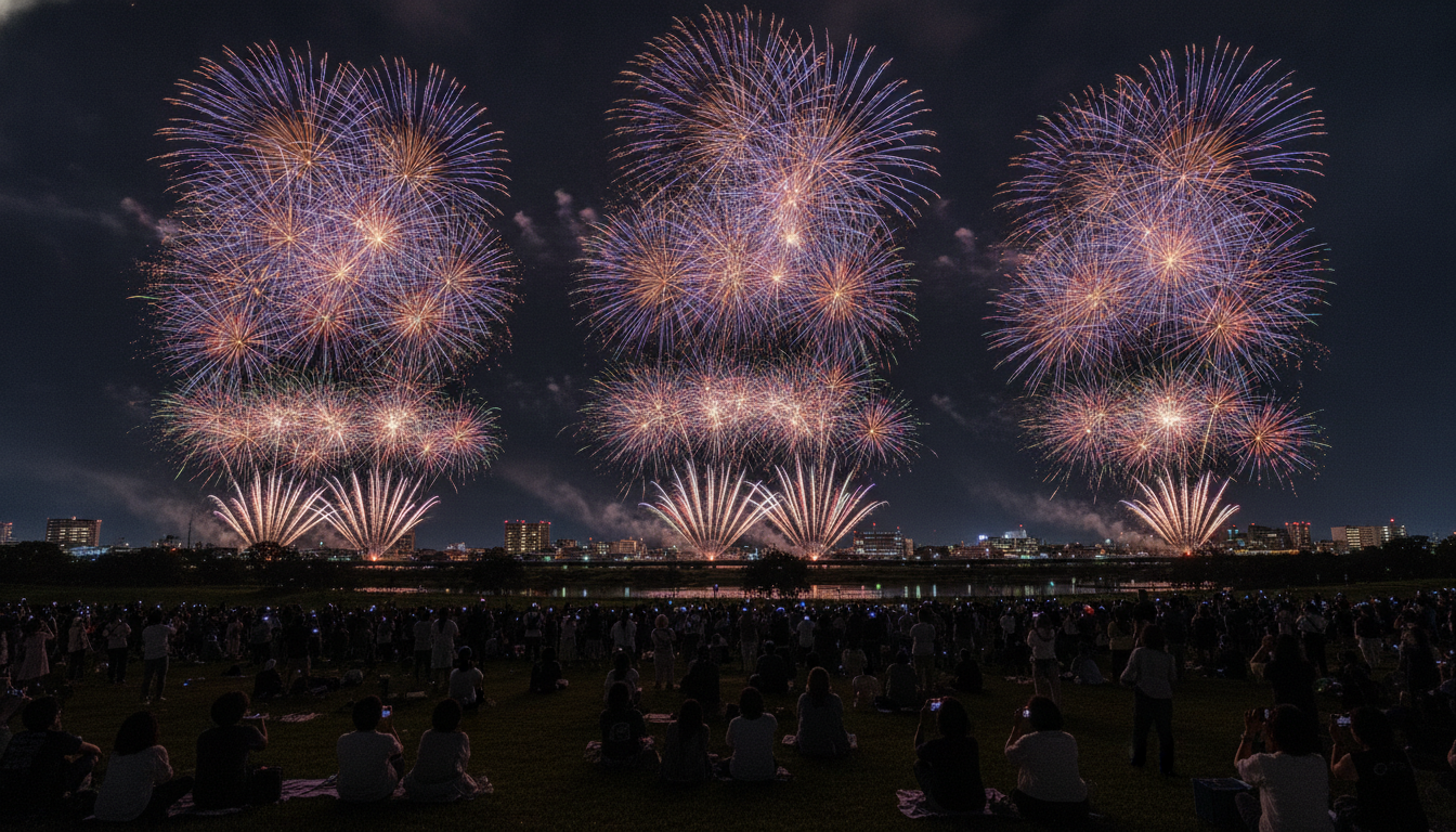 彩夏祭2026の花火はチケットなしでも観覧可能です