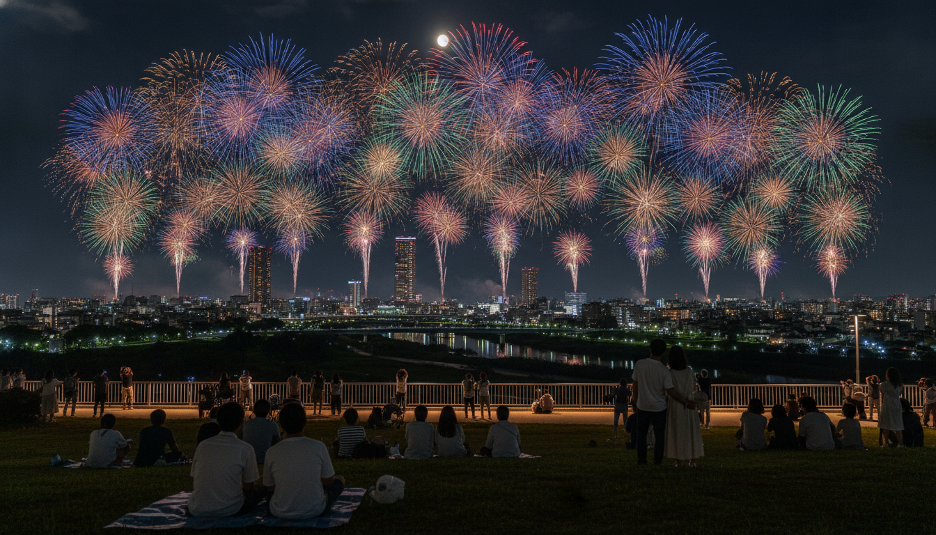 なぜチケットなしでも花火が見られるのか