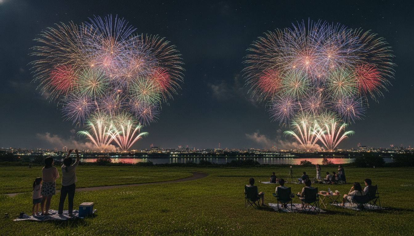 彩夏祭花火2026の穴場は「近さ重視」か「ゆったり重視」で選ぶのがおすすめ