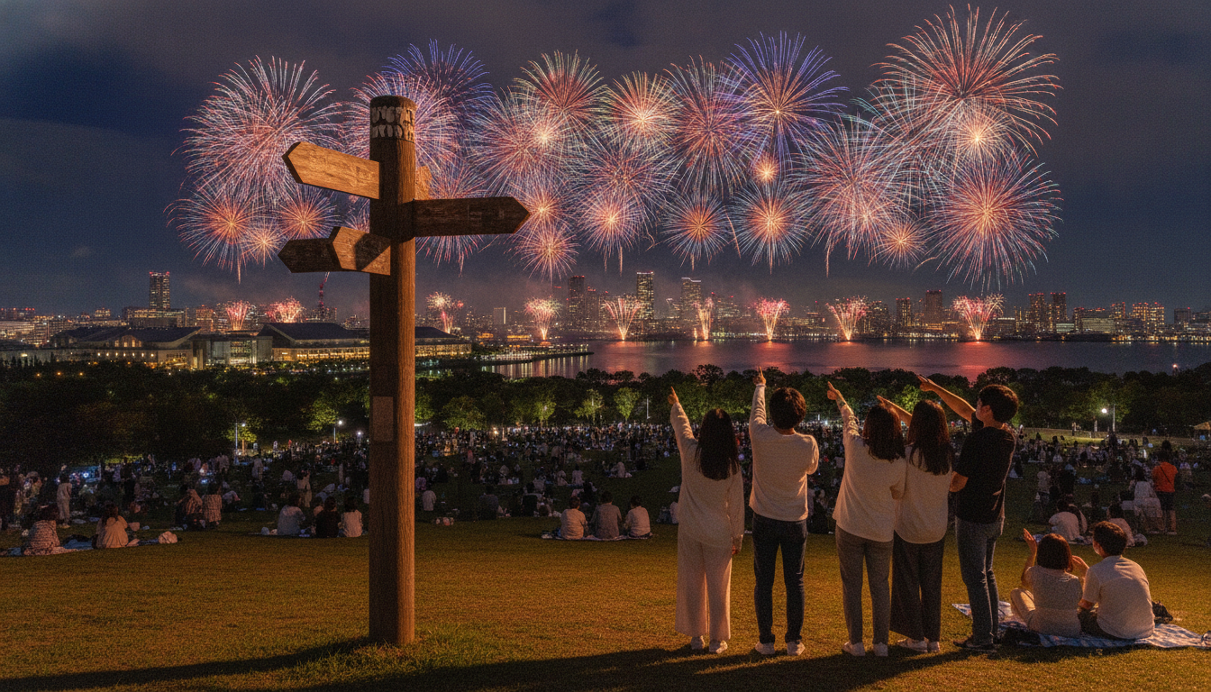 幕張花火大会2026はチケットなしでは会場内に入れません