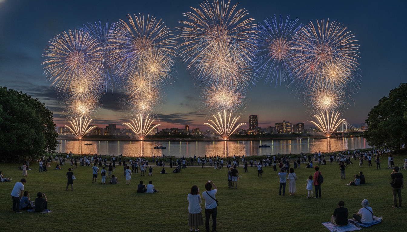 松戸花火大会2026の穴場は江戸川対岸や周辺公園がおすすめ