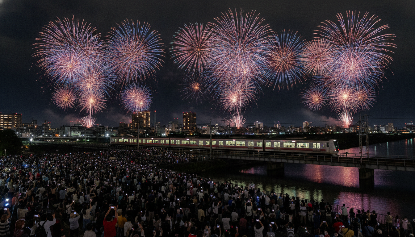 なぜ松戸花火大会2026は電車での来場が推奨されるのか