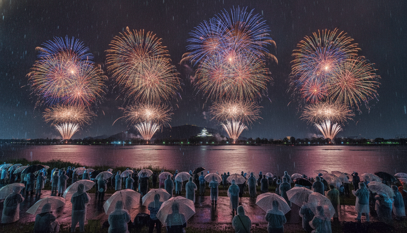 なぜ「小雨決行」なの?花火大会の雨天判断の仕組み