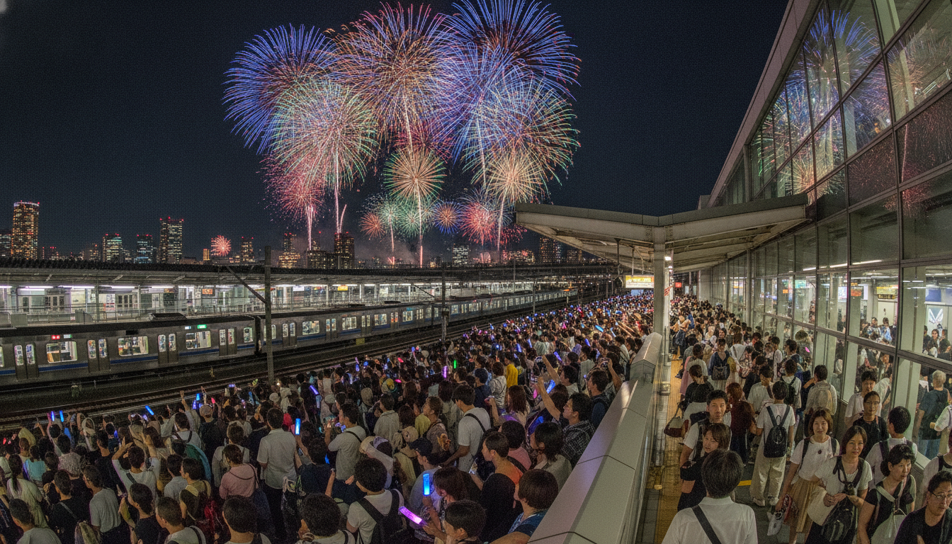 神宮外苑花火大会2026の基本情報と電車混雑の全体像