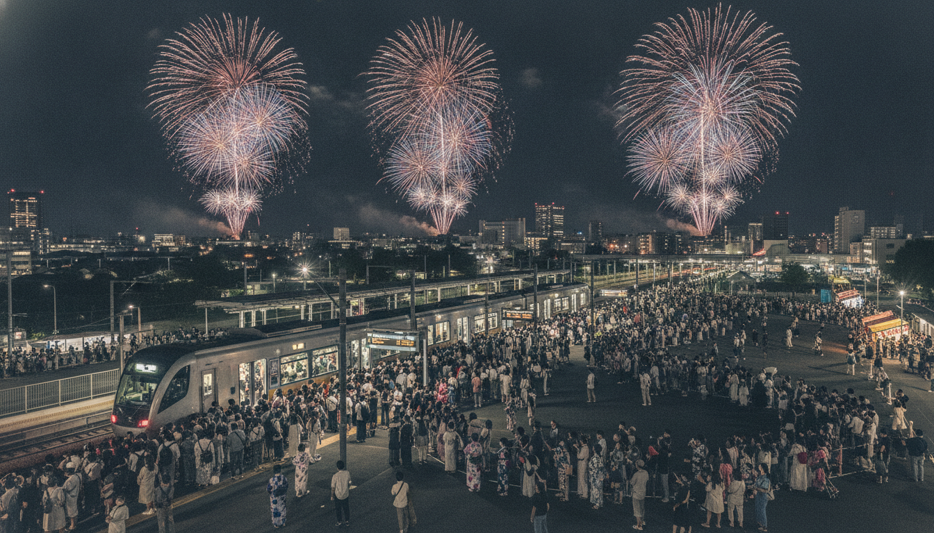 うつのみや花火大会2026の基本情報と交通手段