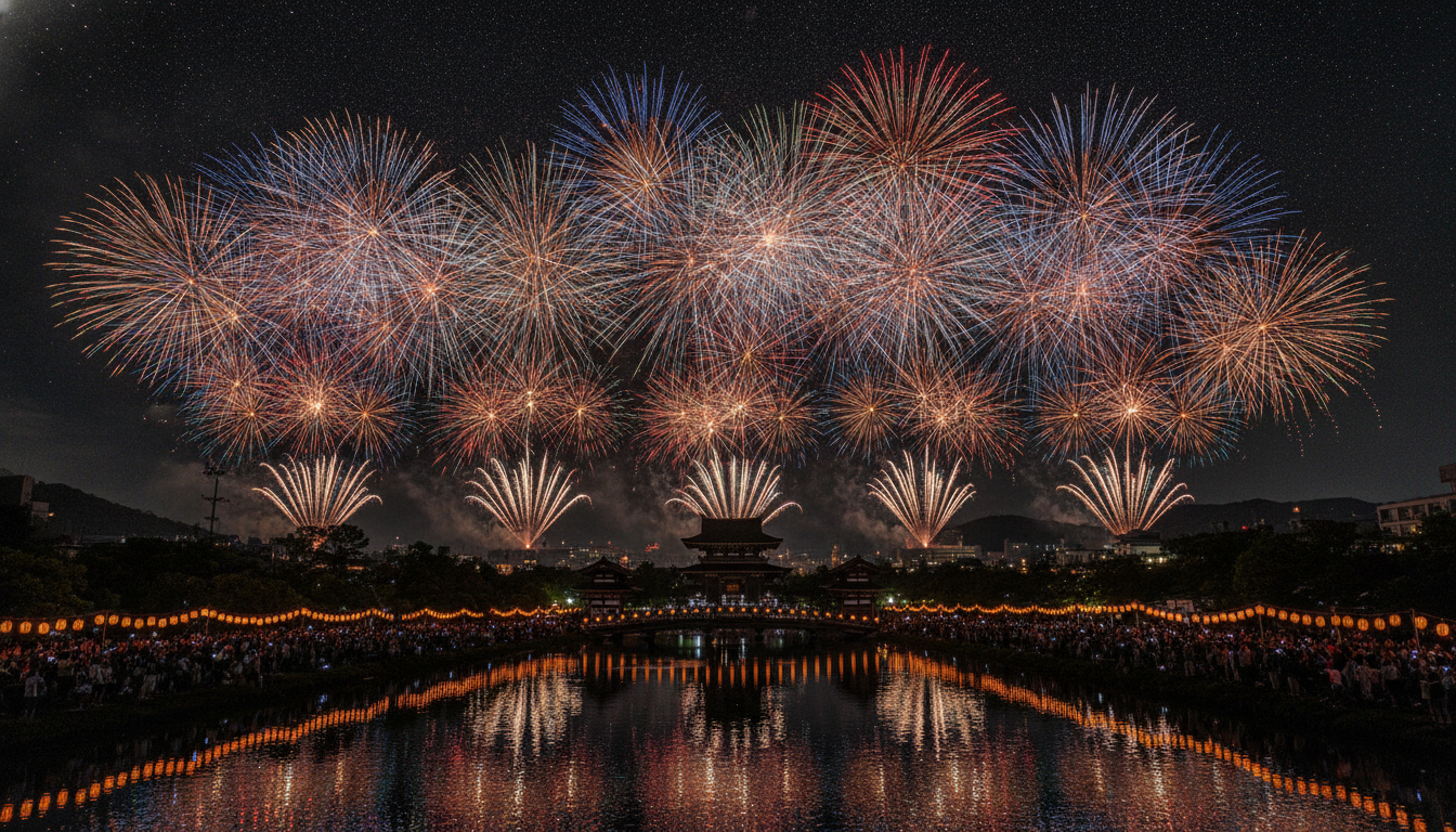 茨木辯天花火大会2026は19:30〜20:30まで開催