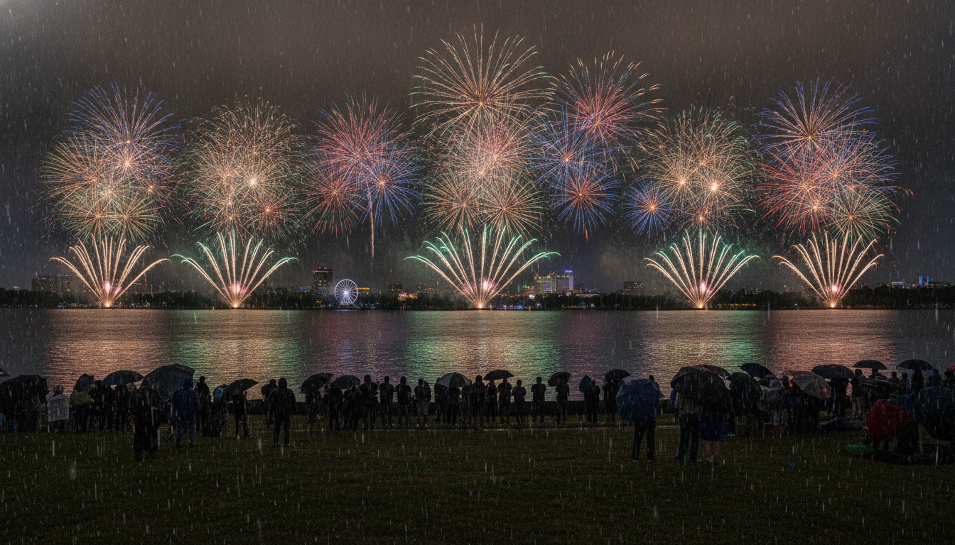 東海まつり花火大会2026は「小雨決行・荒天中止・順延なし」