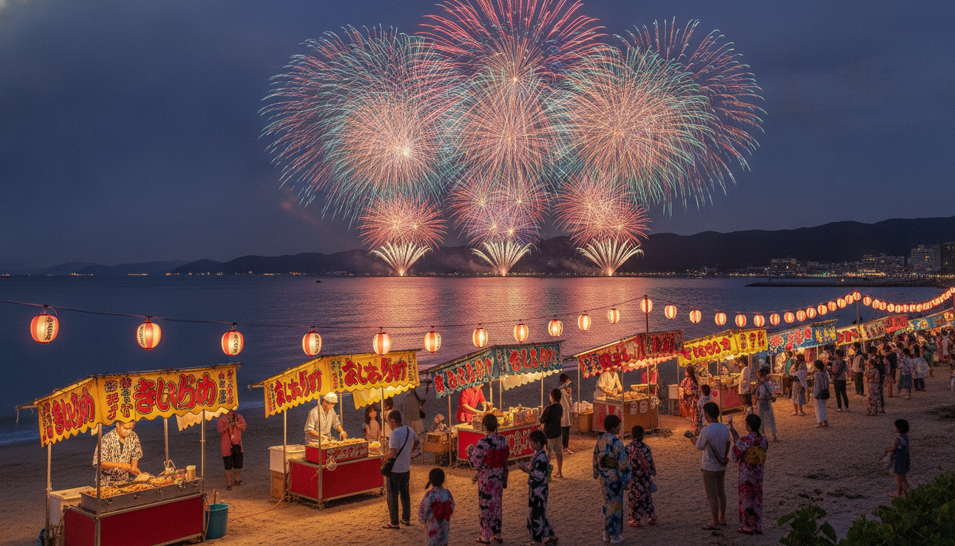弓ヶ浜花火大会2026には屋台の出店がある