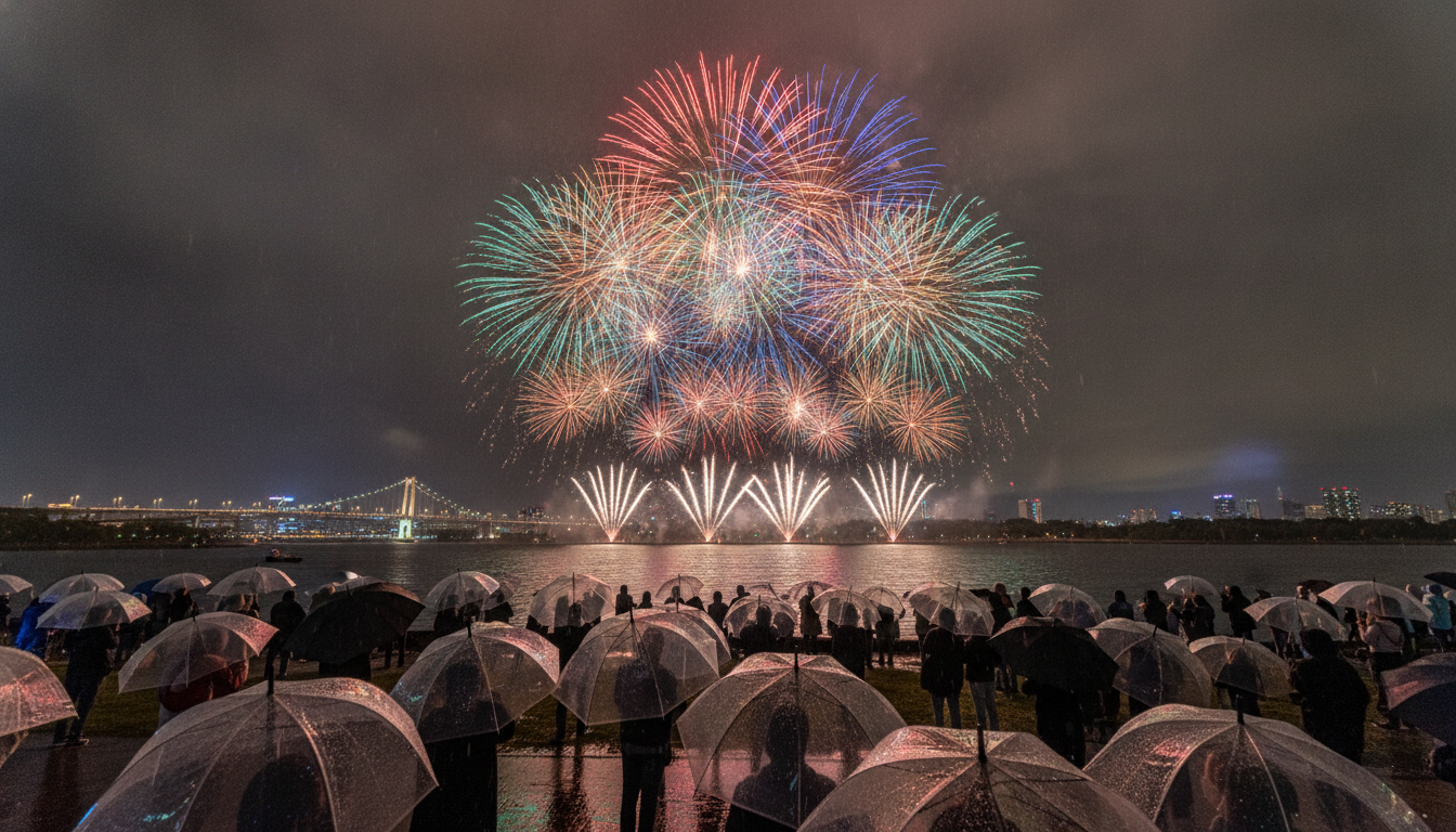 なぜ雨天決行なのか?おんまく花火の開催判断の仕組み