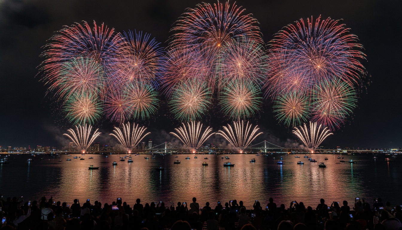 木更津花火大会2026は20時30分まで開催