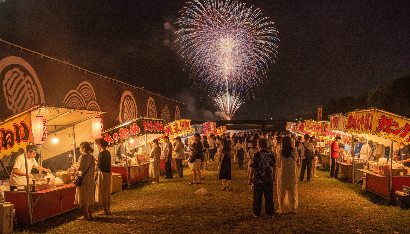 なぜ赤川花火大会の屋台は観覧チケット所持者向けなのか