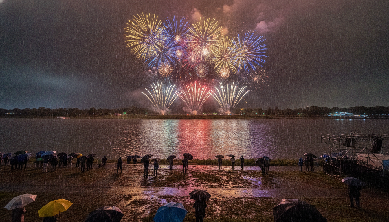 赤川花火大会2026の雨天時の対応を詳しく解説