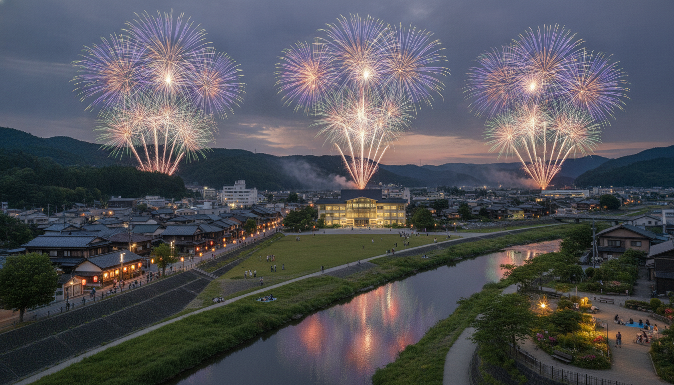 森町花火大会2026の穴場は戸綿駅周辺・森町役場周辺・草ケ谷ポケットパークの3つ