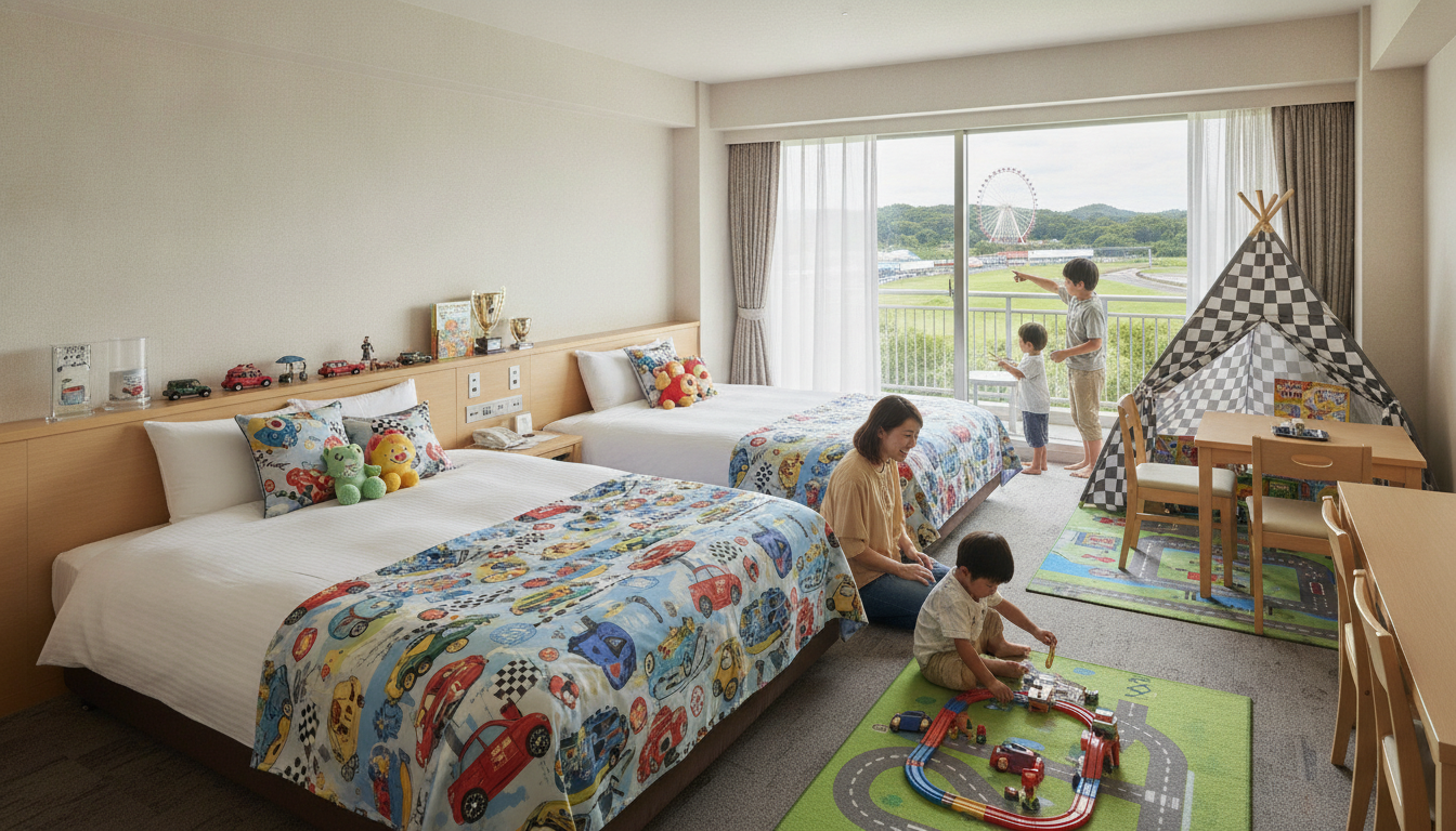 モビリティリゾートもてぎの部屋おすすめは「子どもの年齢」で決まる