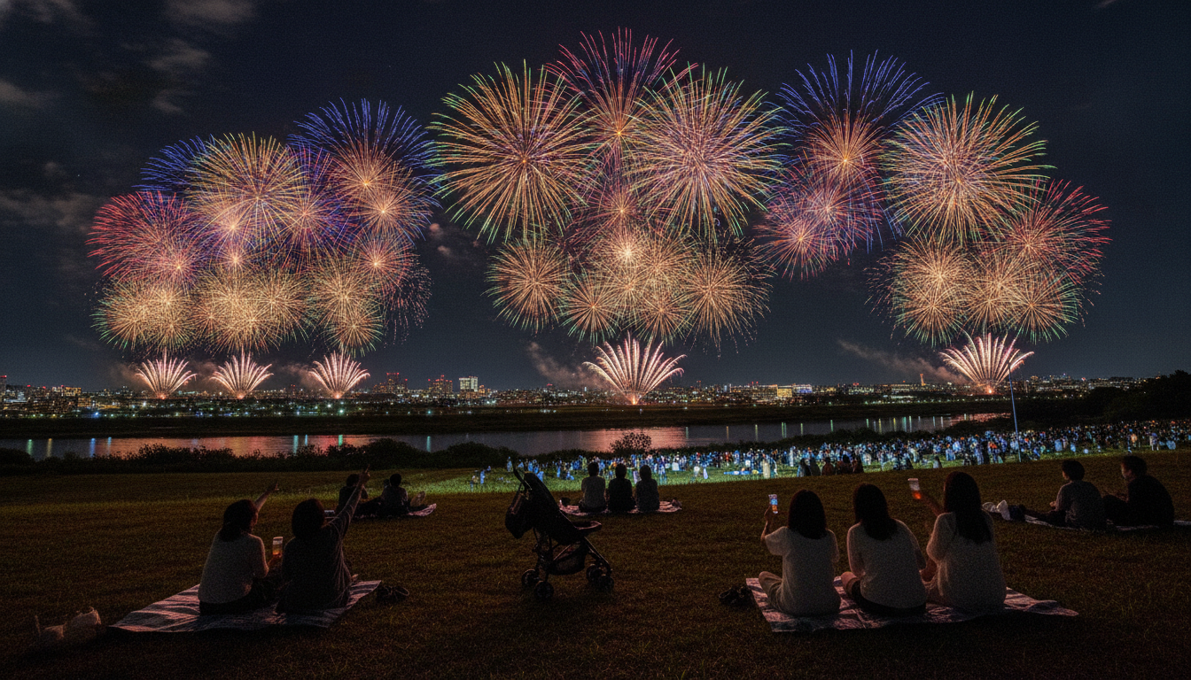 高崎まつり大花火大会2026の穴場は公式エリア外の高台や郊外スポットがおすすめ
